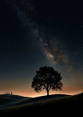 Tree Under the Milky Way
