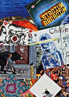 Red Hot Chili Peppers Stadium Arcadium Collage