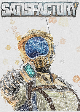 Satisfactory Game Art