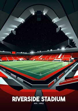 Riverside Stadium Poster