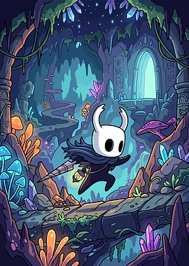 The Knight in a Crystal Cave