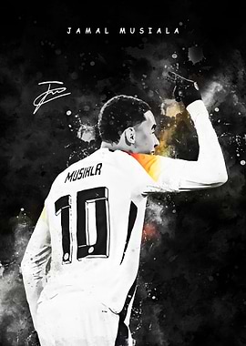 Jamal Musiala Soccer Art