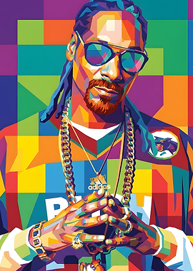Snoop Dogg Pop Art Portrait