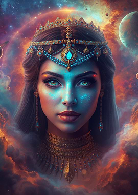 Cosmic Queen Portrait
