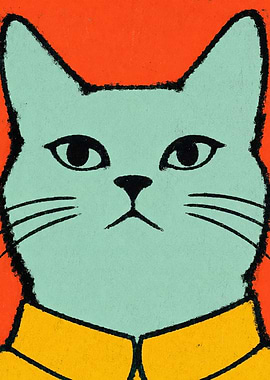 Stylized Cat Portrait