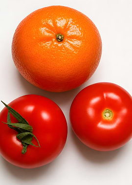Orange and Tomatoes
