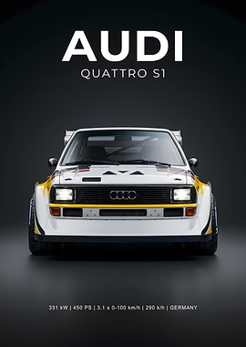 Audi Quattro S1 Rally Car