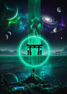 Cosmic Torii Gate Portal