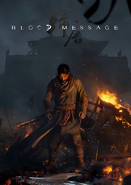 Blood Message Game Art