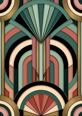 Art Deco Geometric Pattern