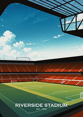 Riverside Stadium Poster