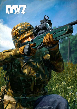 DayZ Sniper in Camouflage