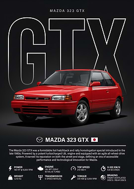 Mazda 323 GTX Hot Hatchback