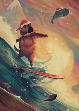 Surfing into Christmas - Marmots Rule!