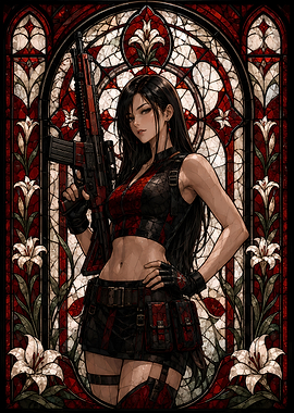 Tifa Lockhart with Rifle