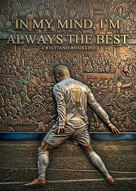 Cristiano Ronaldo 'Always The Best' Sculpture