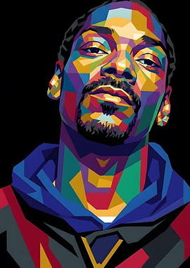 Snoop Dogg Pop Art Portrait