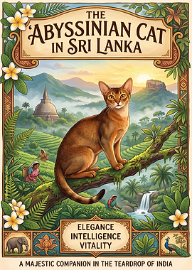 Abyssinian Cat in Sri Lanka