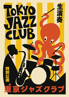 Tokyo Jazz Club Poster
