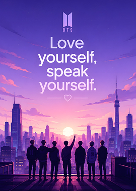 BTS Love Yourself Speak Yourself Poster
