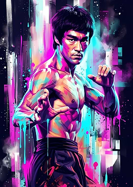 Bruce Lee Pop Art