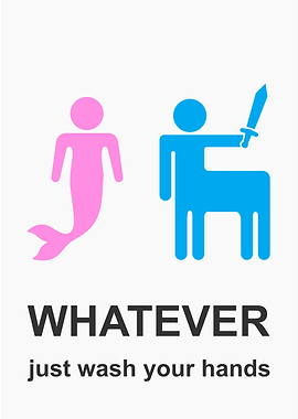 Funny Toilet Sign Wash Your Hands