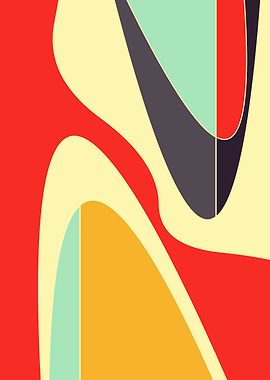 Abstract Strawberry Cream