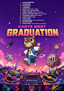 Kanye West Graduation Album Art