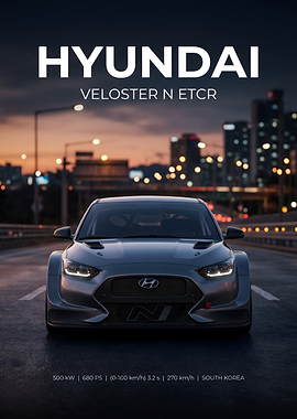 Hyundai Veloster N ETCR Race Car