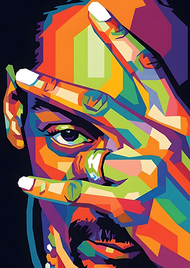 Snoop Dogg Pop Art Portrait