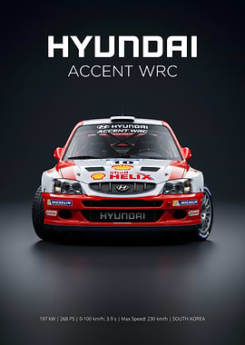 Hyundai Accent WRC Rally Car