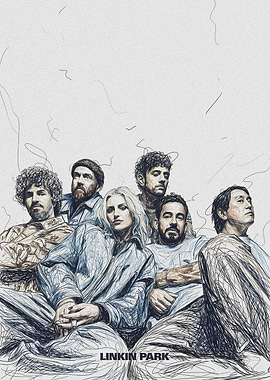Linkin Park Band Portrait