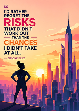 Simone Biles Inspirational Quote