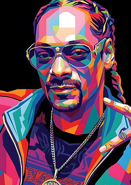 Snoop Dogg Pop Art Portrait