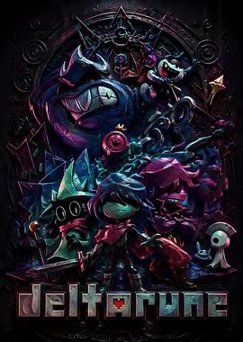 Deltarune Game Poster