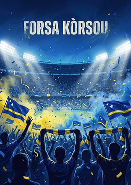 Forsa Korsou Soccer Fan Celebration
