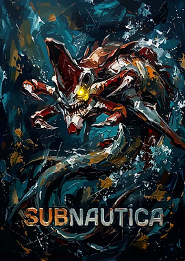 Subnautica Leviathan Painting