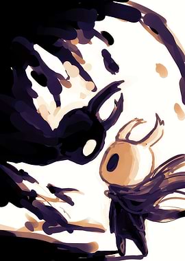 Hollow Knight Characters Confrontation