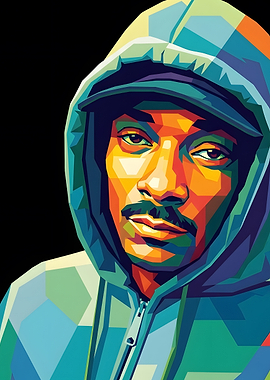 Snoop Dogg Pop Art Portrait