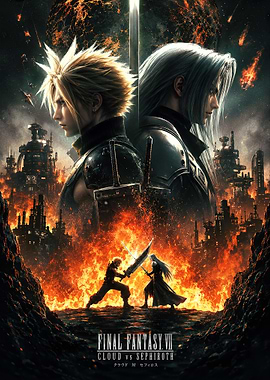 Cloud vs Sephiroth Final Fantasy VII