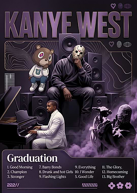 Kanye West Graduation Album Art