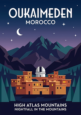 Oukaimeden Morocco Night Landscape