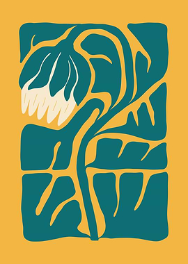Stylized Floral Illustration