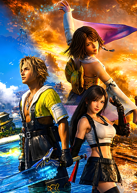Final Fantasy Characters with Swords