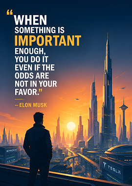 Elon Musk Quote on Future Cityscape