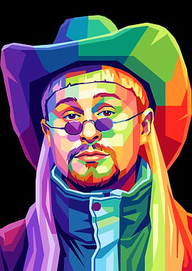 Oliver Tree Colorful Pop Art Portrait