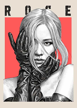 Rose Blackpink Portrait