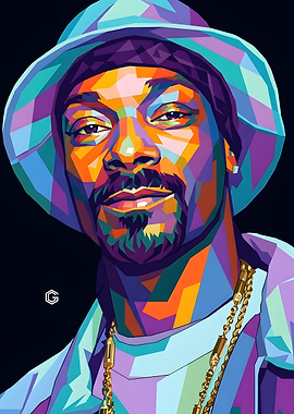Snoop Dogg Pop Art Portrait