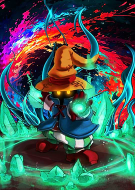 Vivi casting a spell