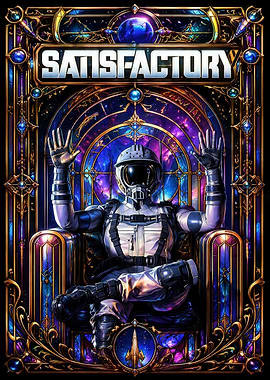 Satisfactory Game Poster
